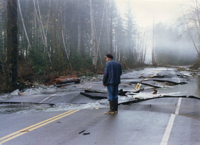 Dad 1990 flood